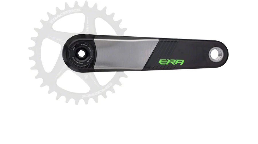 RaceFace ERA Carbon Crankset - 175mm Length - CINCH Interface - 136mm Spindle - Green - Image 2