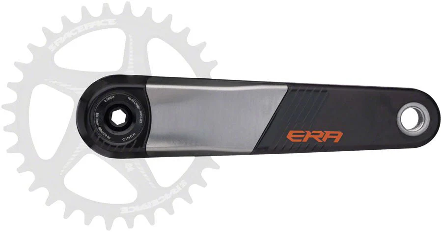 RaceFace ERA Carbon Crankset - 175mm Length - CINCH Interface - 136mm Spindle - Orange - Image 2