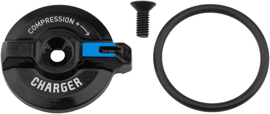 RockShox Compression Damper Knob Kit - Crown Adjust - Fits Charger RC Damper on ZEB Select A2+, Lyrik Select D1+, Pike Select C1+ (2023+)