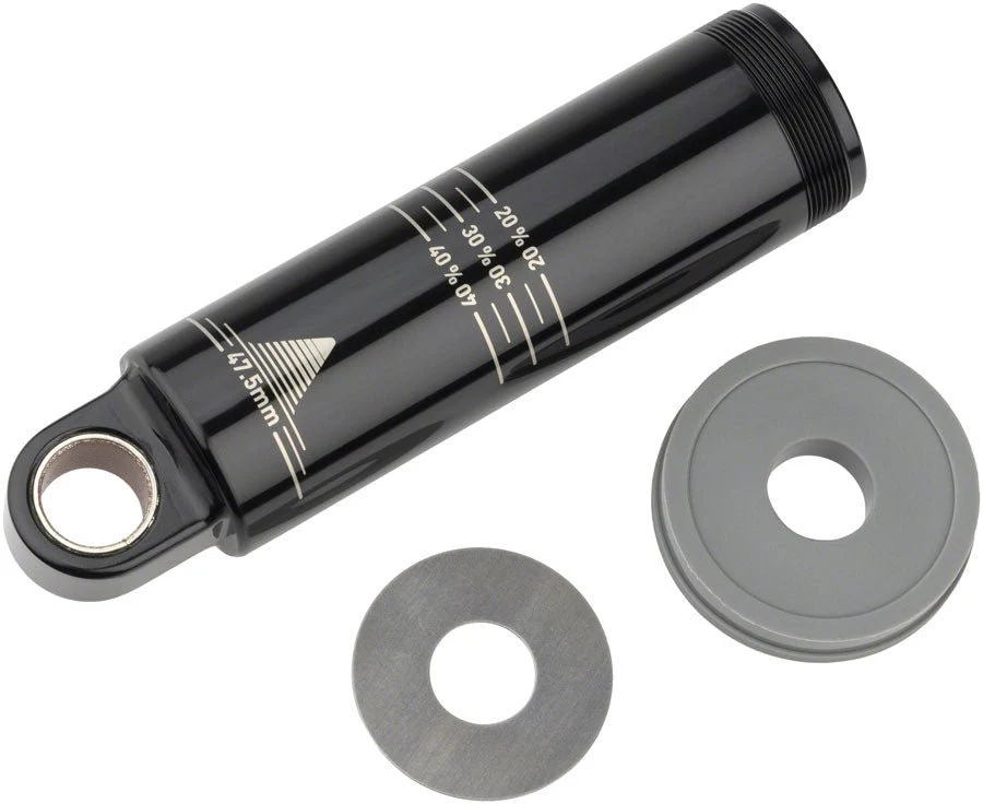 RockShox Rear Shock Damper Body - Standard Eyelet 47.5mm w/ Hydraulic Bottom Out 7.5mm Travel Spacer Super Deluxe C1+ 2023+