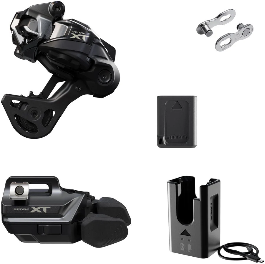 Shimano Deore XT M8250 Di2 Wireless Upgrade Kit - GS Derailleur, IR I-SPEC EV Shifter