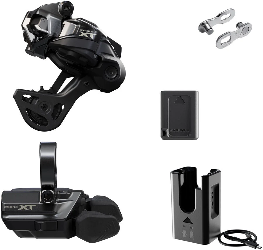 Shimano Deore XT M8250 Di2 Wireless Upgrade Kit - GS Rear Derailleur, R Shifter