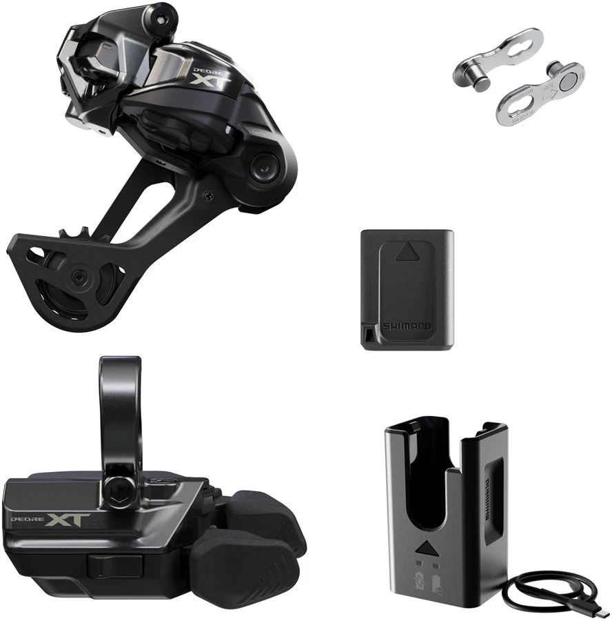Shimano Deore XT M8250 Di2 Wireless Upgrade Kit - SGS Rear Derailleur, R Shifter