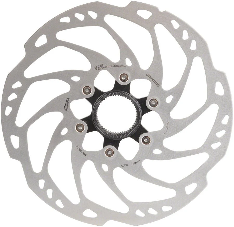 Shimano SLX SM-RT70-L Disc Brake Rotor - 203mm - Center Lock - Image 2