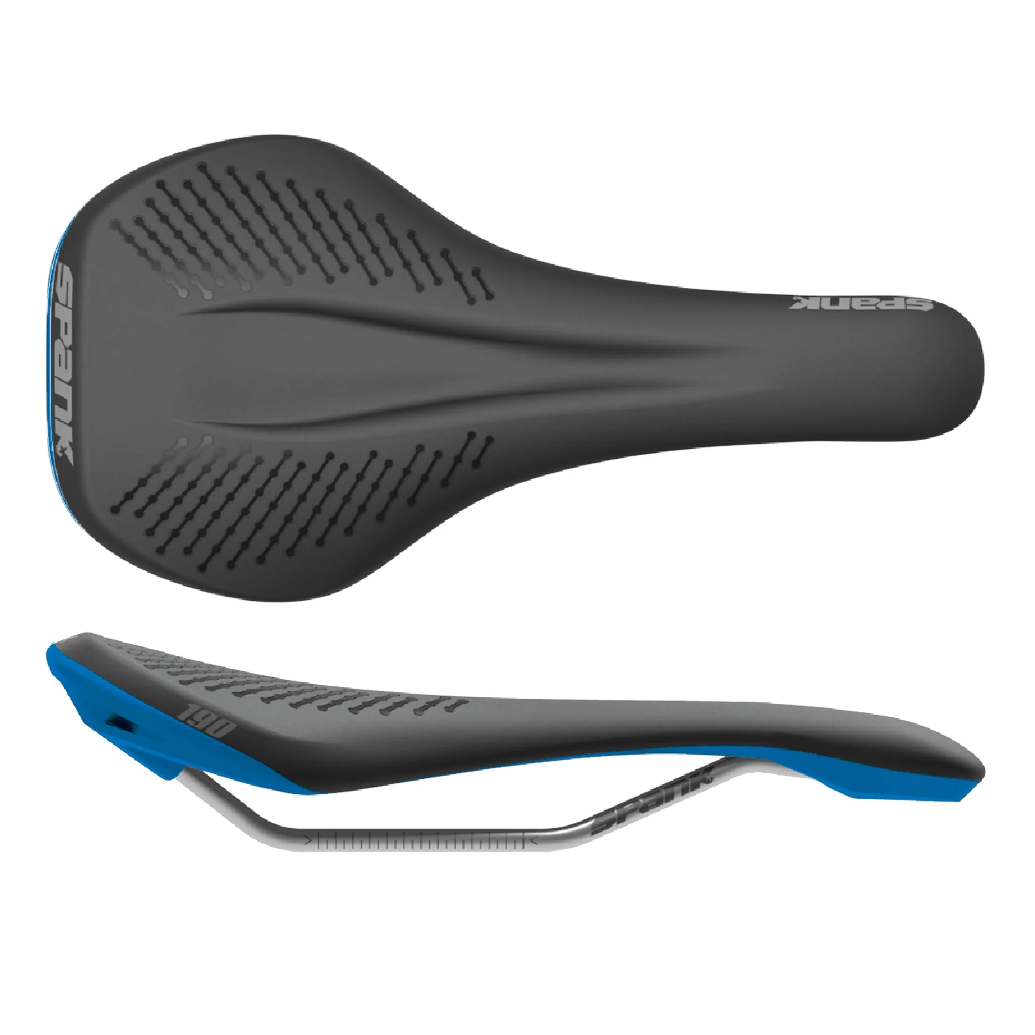 Spank Oozy 220 Saddle Black/Blue