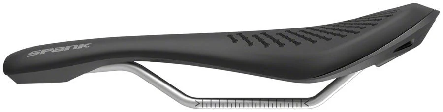 Spank OOZY 220 Saddle - Chromoly Black/Gray - Image 2