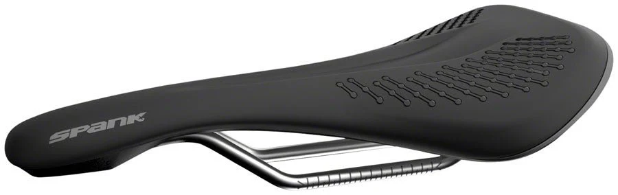 Spank OOZY 220 Saddle - Chromoly Black/Gray - Image 3