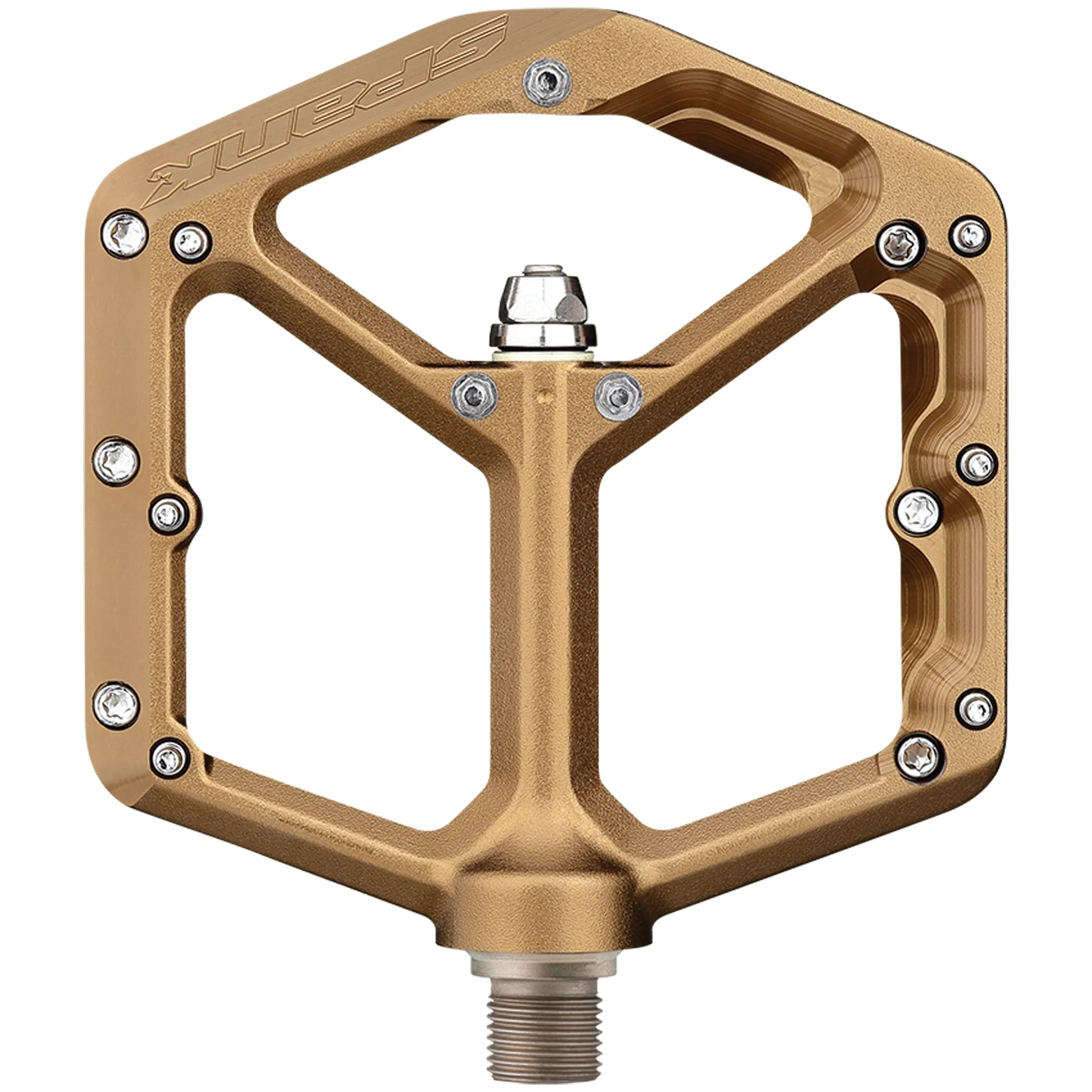 Spank Oozy Platform Pedals - Aluminum - Bronze - Image 2
