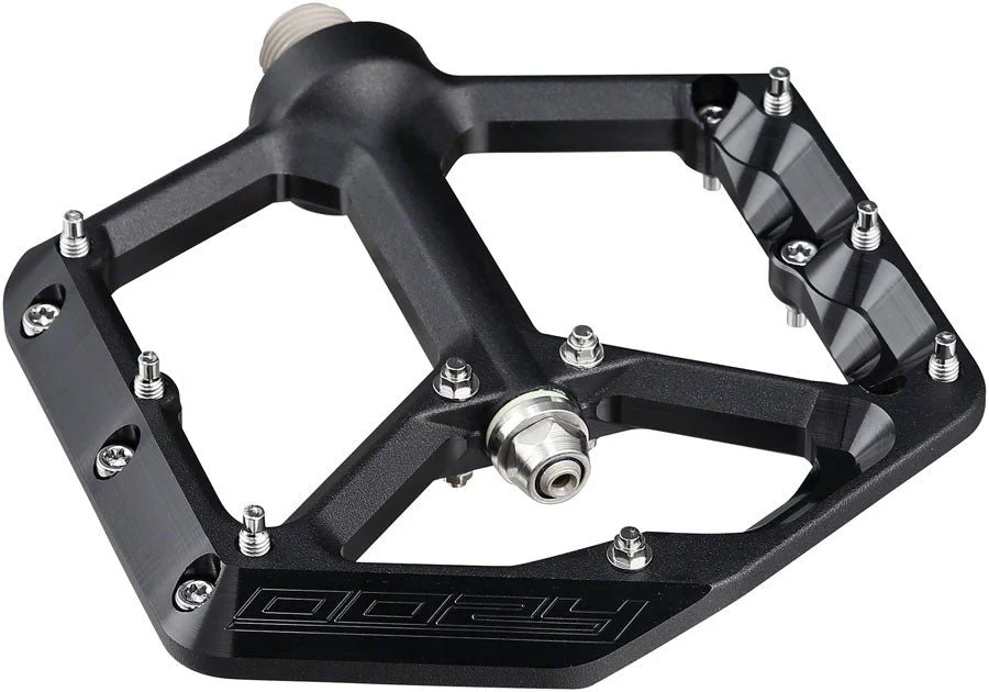 Spank Oozy Platform Pedals - Aluminum - Black