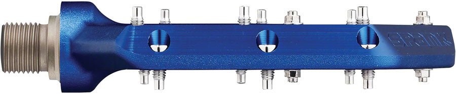 Spank Oozy Platform Pedals - Aluminum - Blue - Image 2