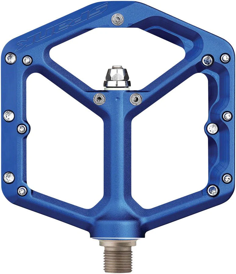 Spank Oozy Platform Pedals - Aluminum - Blue - Image 3