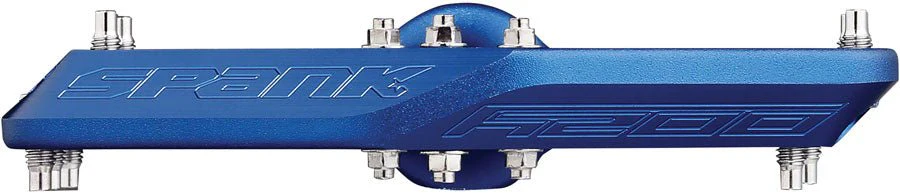 Spank Oozy Platform Pedals - Aluminum - Blue - Image 4