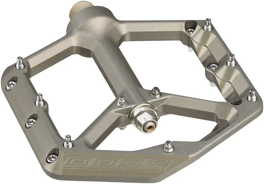 Spank Oozy Platform Pedals - Aluminum - Gun Metal