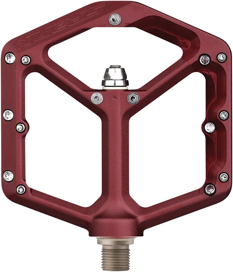 Spank Oozy Platform Pedals - Aluminum - Red - Image 2