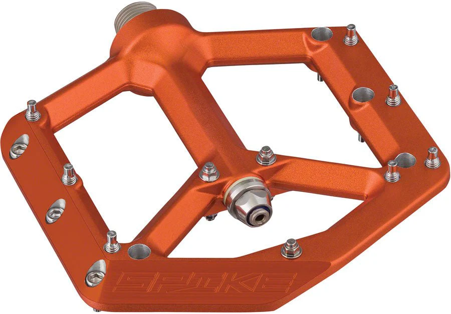 Spank Spike Platform Pedals - Aluminum - Orange