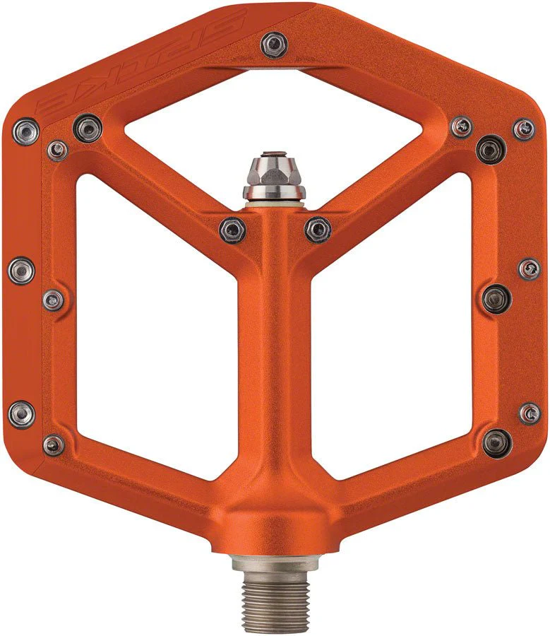 Spank Spike Platform Pedals - Aluminum - Orange - Image 2