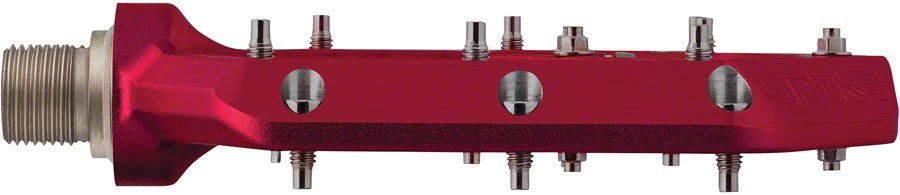 Spank Spike Platform Pedals - Aluminum - Red - Image 2