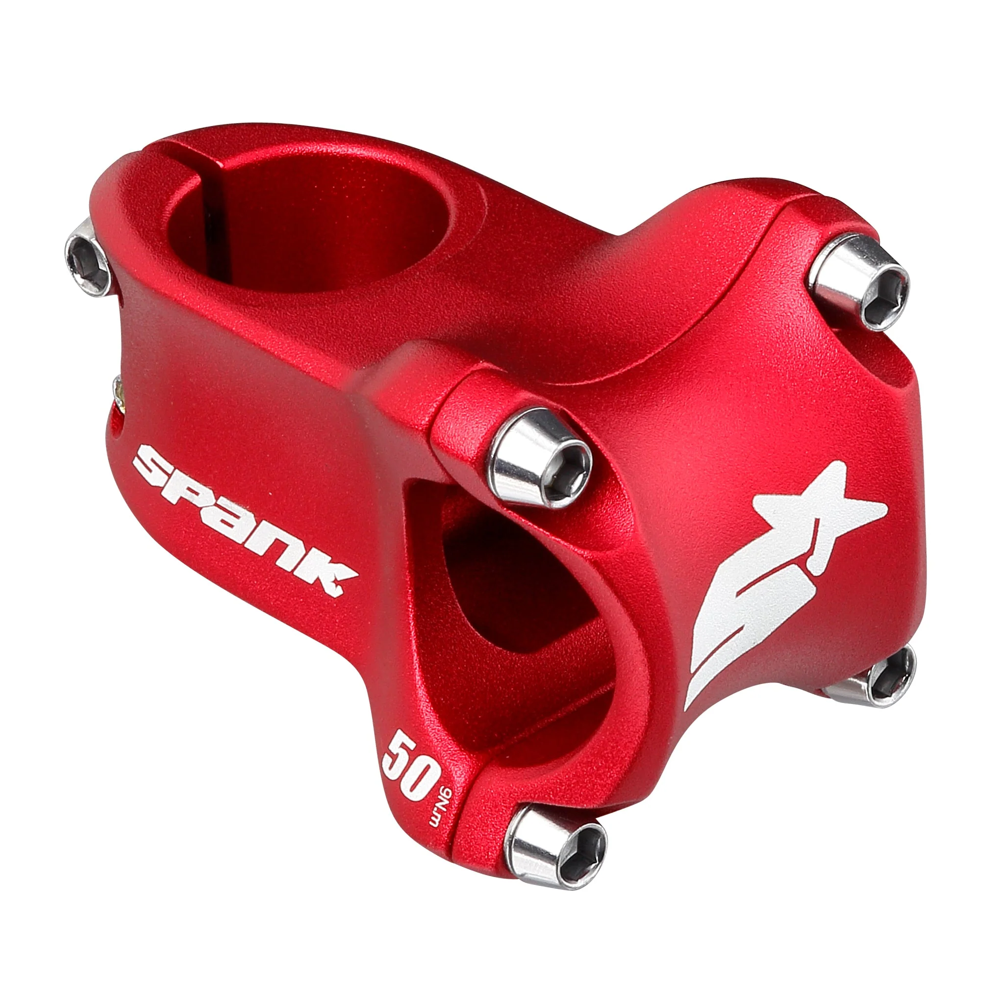 Spank Spike Race 2 Stem - 50mm Length - 31.8mm Clamp - Red