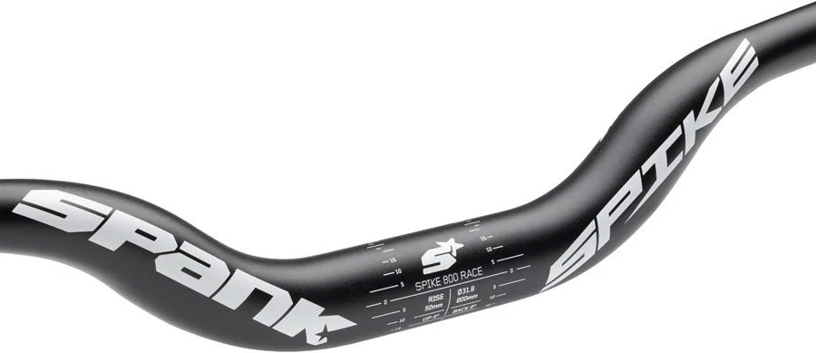 Spank Spike Race Bars 800mm Wide 50mm Rise 31.8mm Clamp Matte Black - Image 3