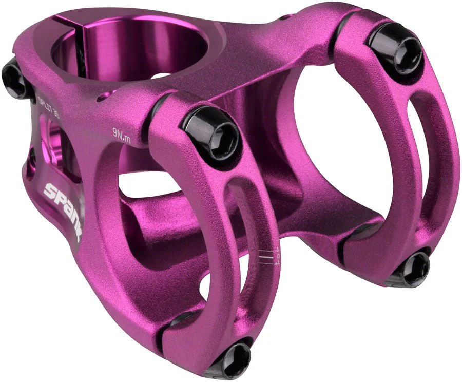 Spank SPLIT 35 Stem - 35mm Length - 35mm Clamp - Purple