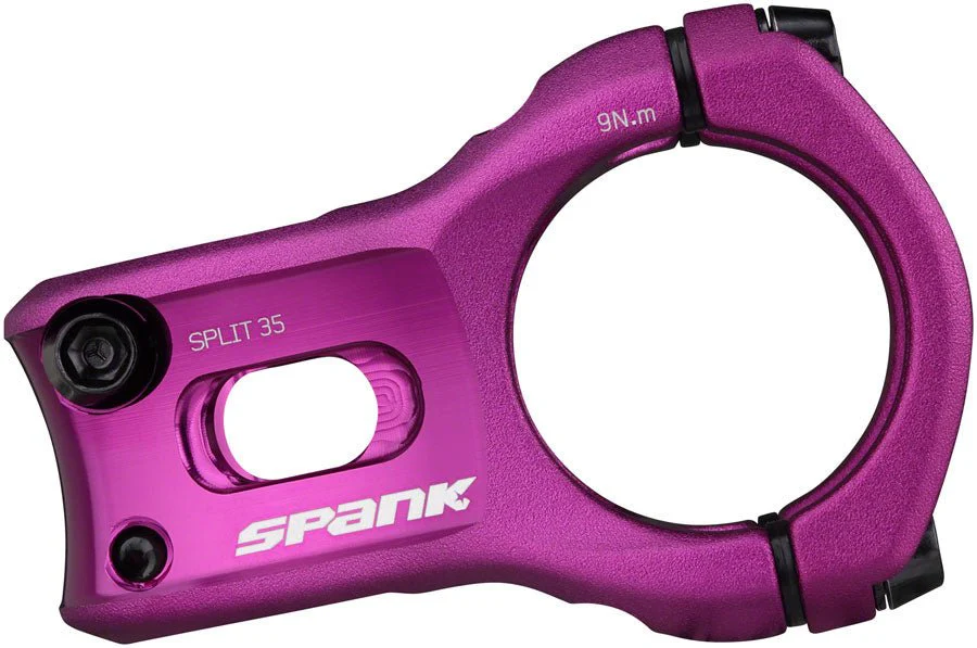 Spank SPLIT 35 Stem - 35mm Length - 35mm Clamp - Purple - Image 2