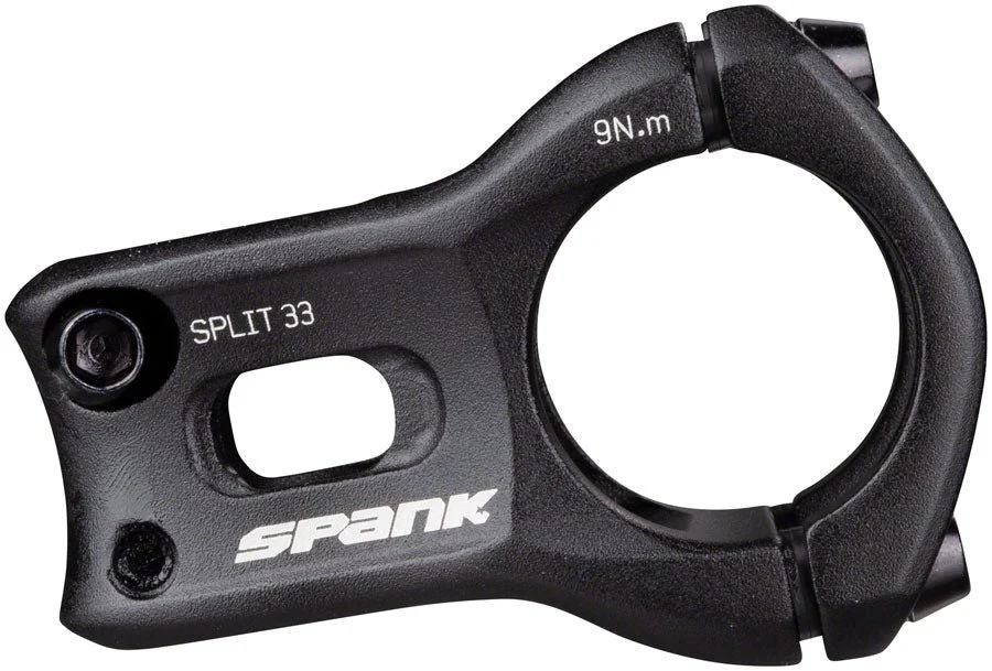 Spank Split Stem - 33mm Length - 31.8mm Clamp - Black - Image 2