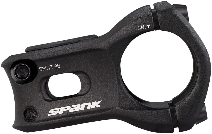 Spank Split Stem - 38mm Length - 31.8mm Clamp - Black