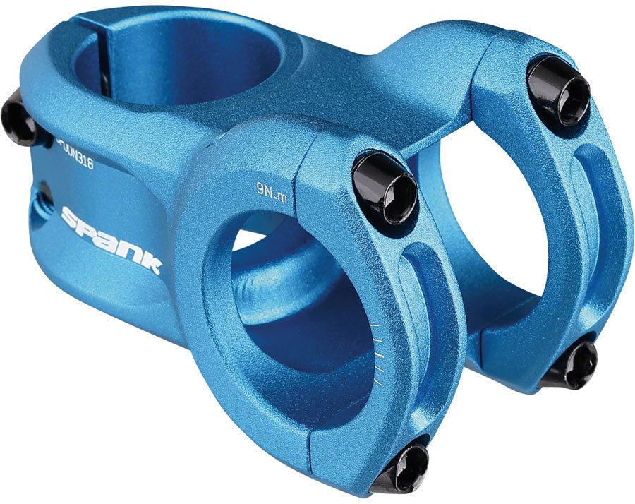 Spank Spoon 350 Stem - 35mm Length - 35mm Clamp - Blue