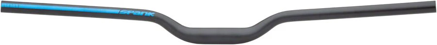 Spank Spoon 800 Handlebar - 31.8 x 800mm 40mm Rise Black/Blue - Image 2