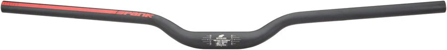 Spank Spoon 800 Handlebar - 31.8 x 800mm 40mm Rise Black/Red
