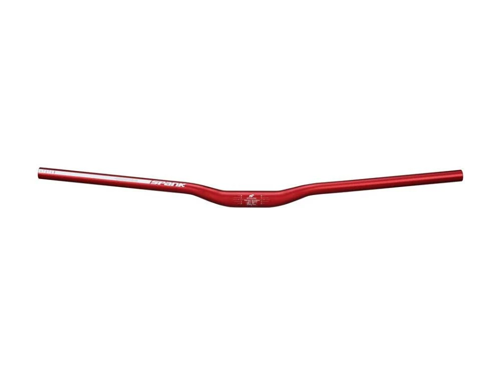 Spank Spoon 800 Handlebar - 31.8mm Clamp 20mm Rise Red