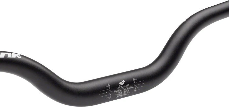 Spank Spoon 800 Handlebar - 31.8mm Clamp 800mm 60mm Rise Black - Image 3