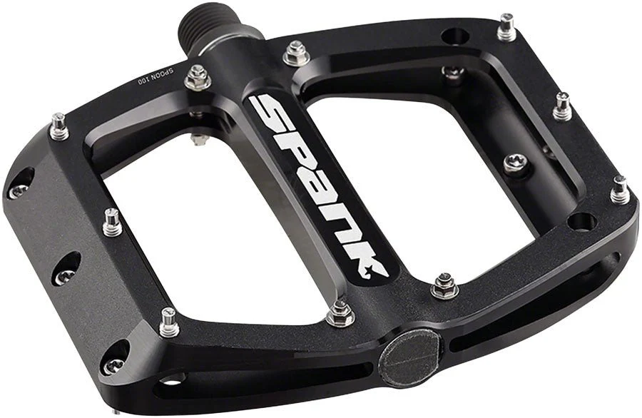 Spank Spoon 90 Platform Pedals - 90mm Wide - Black - Image 2