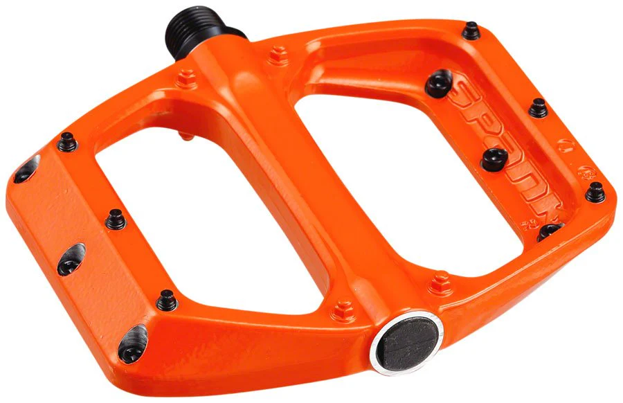 Spank Spoon DC Platform Pedals - Aluminum - Orange