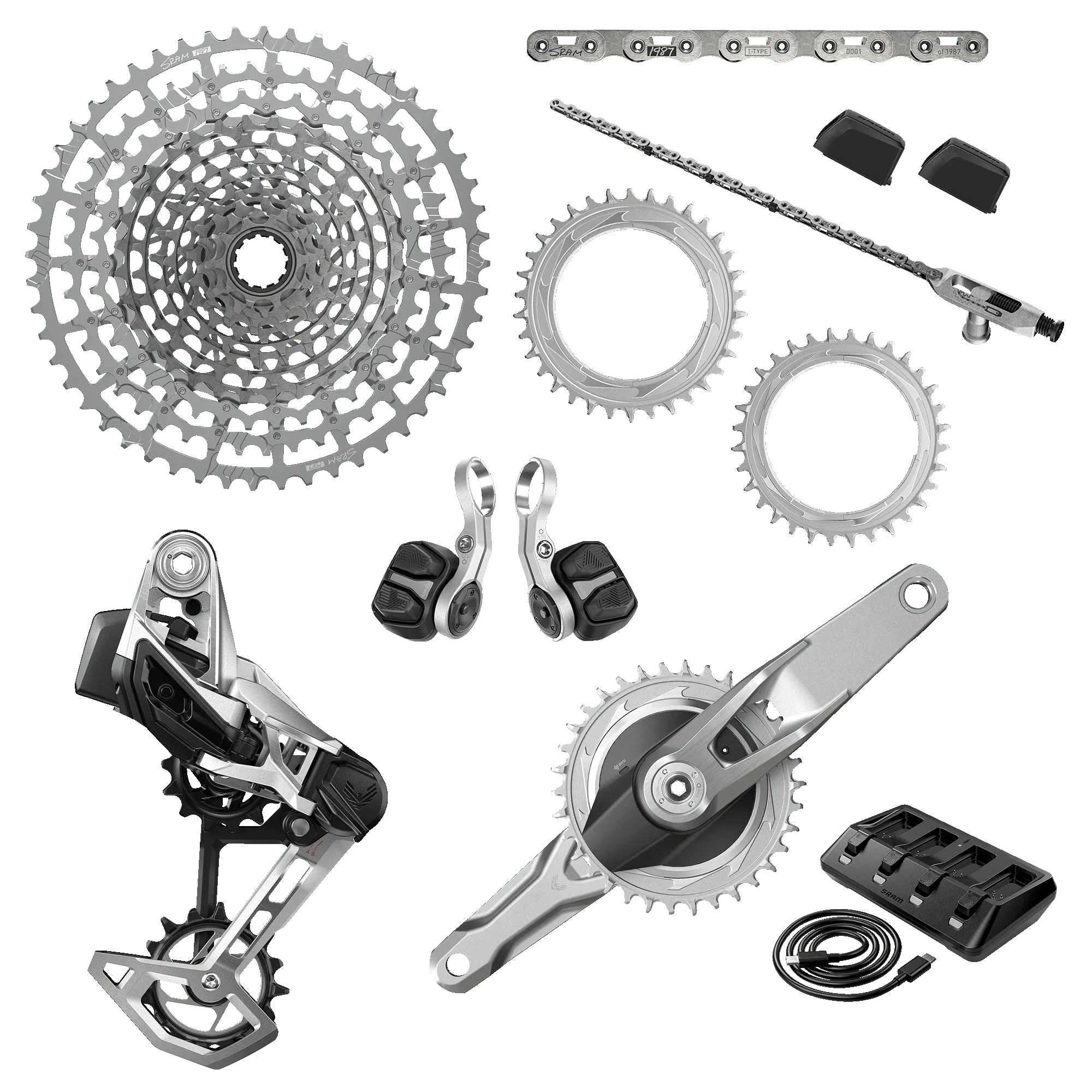 SRAM 1987 T-Type Eagle Transmission AXS Groupset - Limited Edition