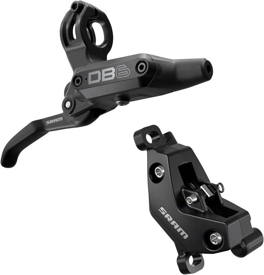 SRAM DB6 Disc Brake - Right Side Lever Works as Front or Rear - 2000mm Hose - 4-Piston - A1