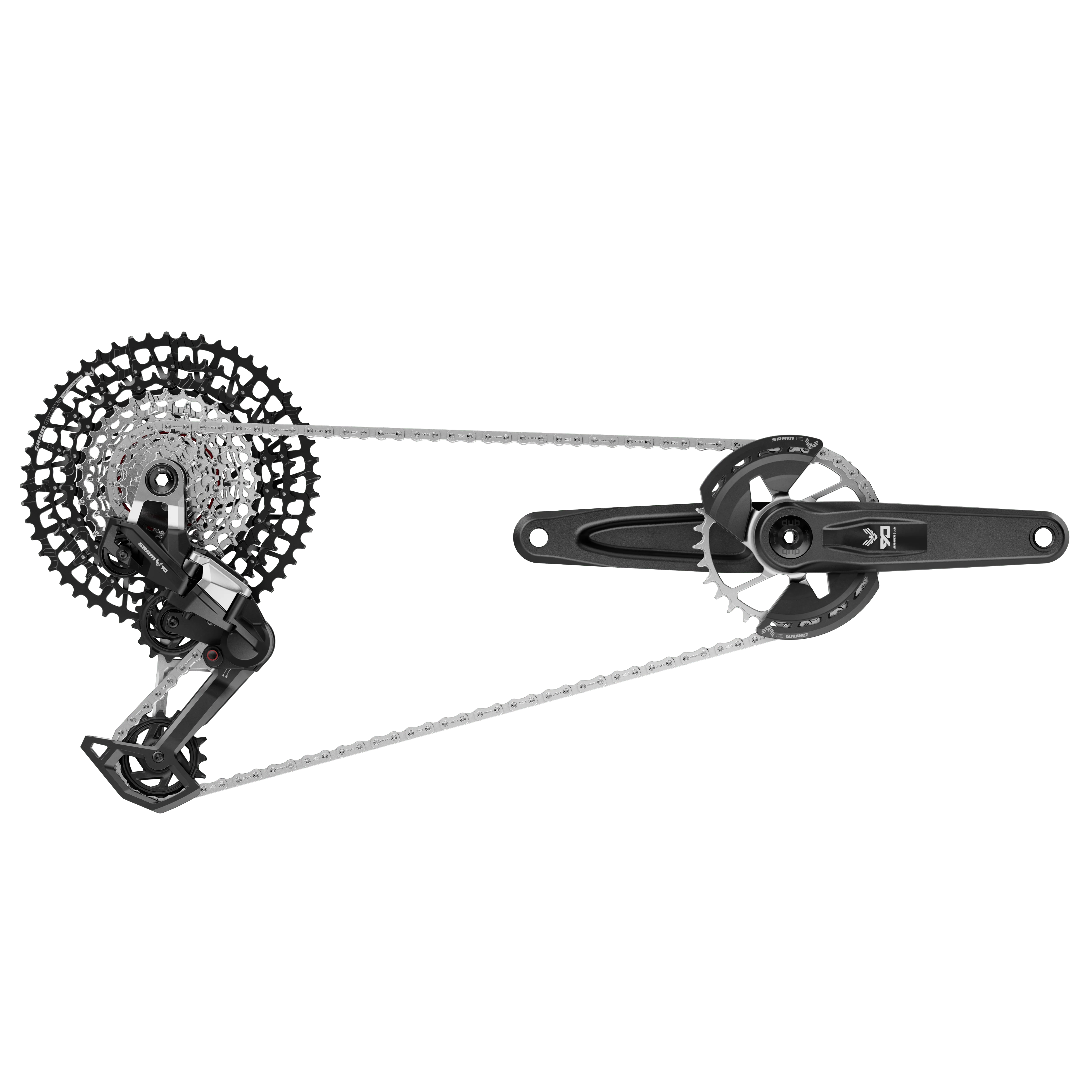 SRAM Eagle 90 T-Type Transmission Groupset - 170mm