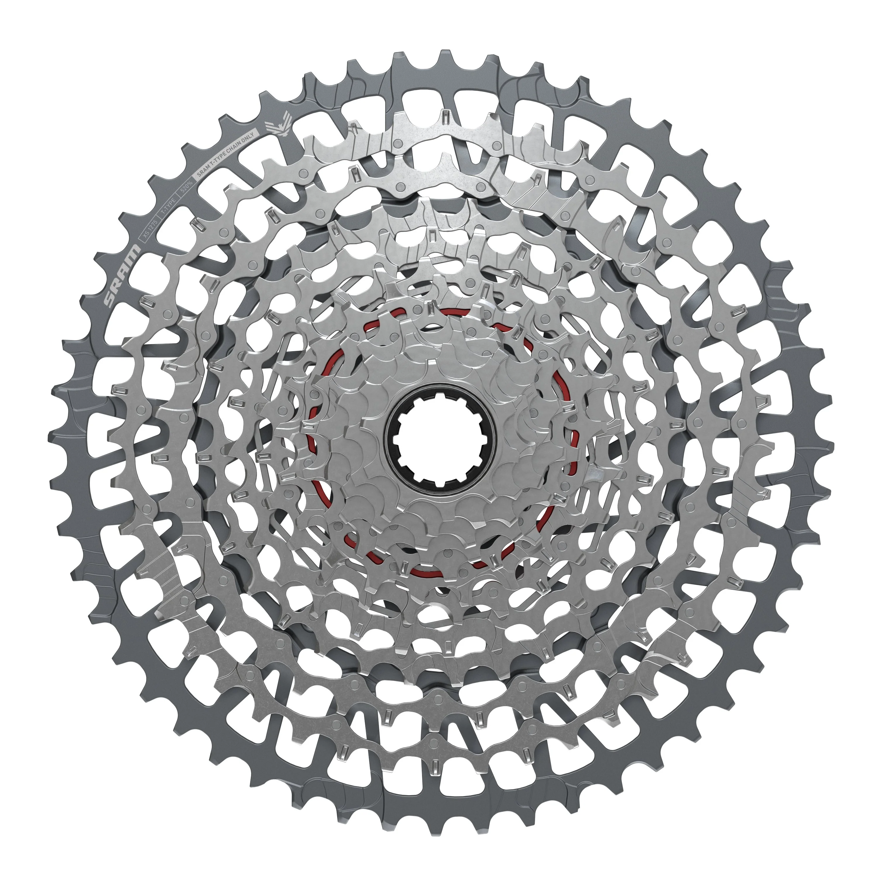 SRAM GX Eagle T-Type XS-1275 Cassette - 12-Speed - 10-52t - For XD Driver - Black