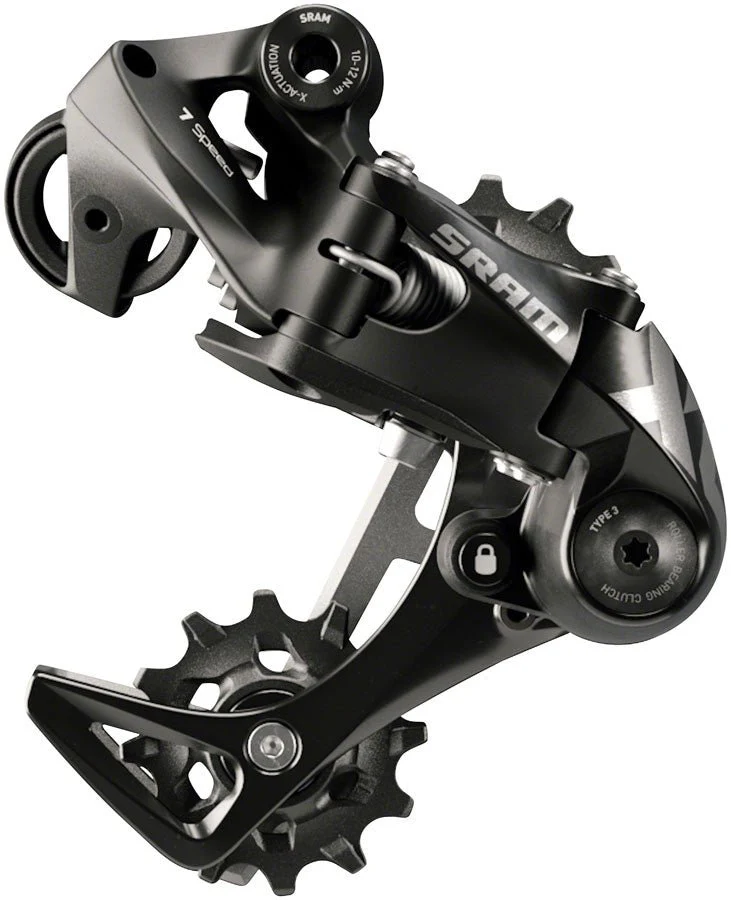 SRAM X01 DH Rear Derailleur (A3) - 7-Speed - Medium Cage - Black