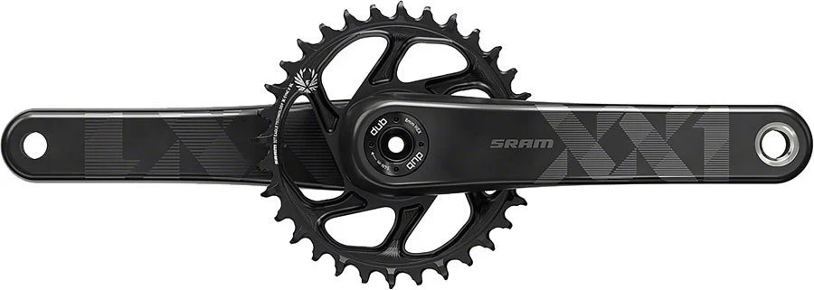 SRAM XX1 Eagle Carbon Boost Crankset - 175mm - 34t - DUB Spindle - Black