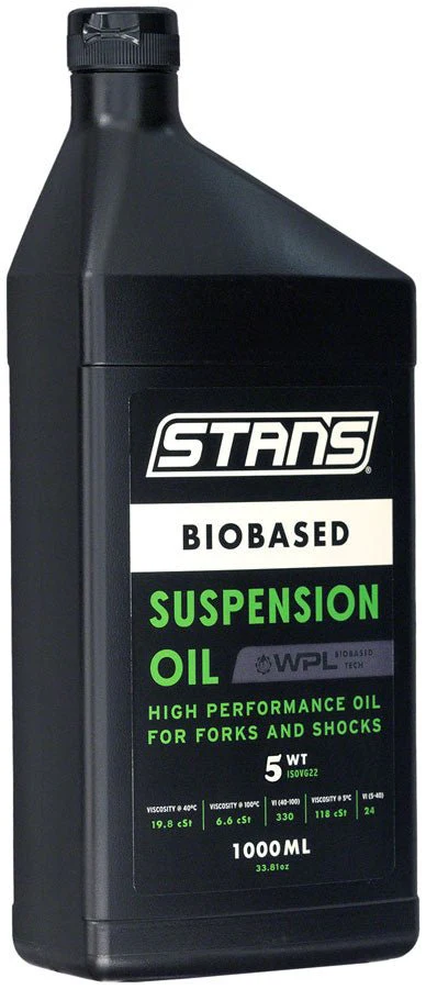 Stans Biobased Suspension Oil - 5WT 1L - Image 2