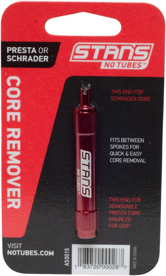 Stan's NoTubes Presta & Schrader Valve Core Removal Tool - Image 2