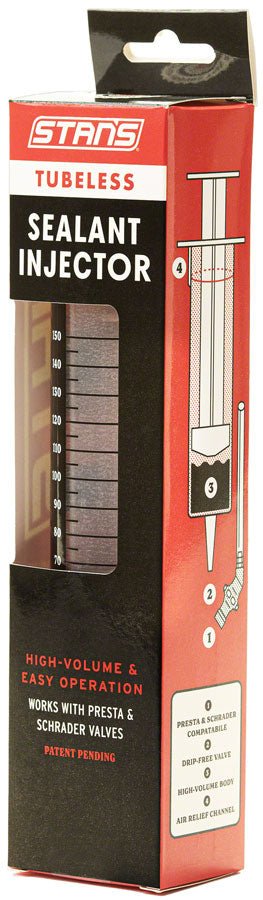Stan's NoTubes Tubeless Tire Sealant Injector Syringe - Presta / Schrader - Image 2