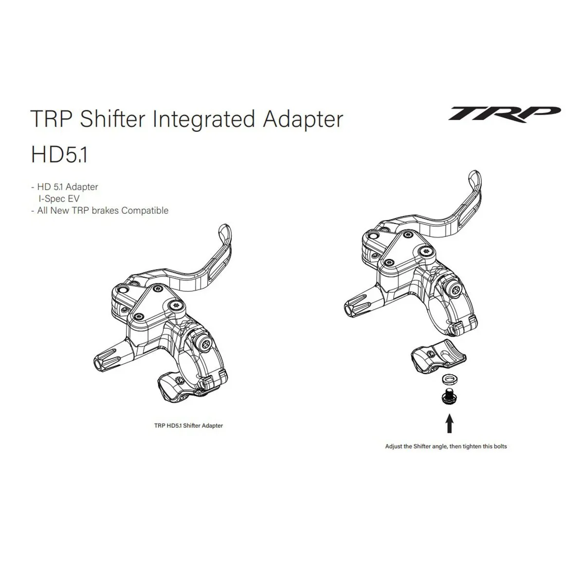 TRP HD5.1 I-Spec EV Adapter for EVO PRO / EVO X - Right - Image 2