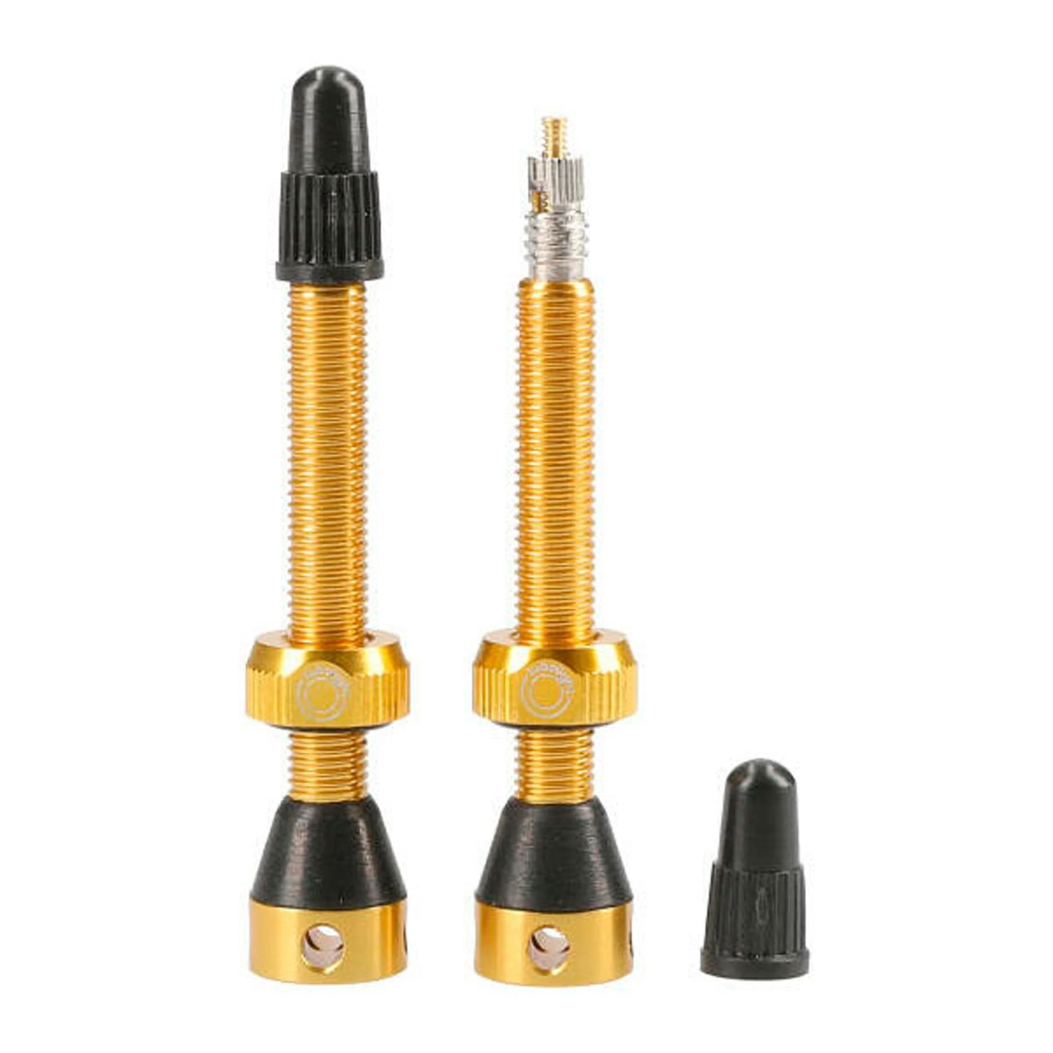 Tubolight Air Valve - 50mm - Gold - Pair