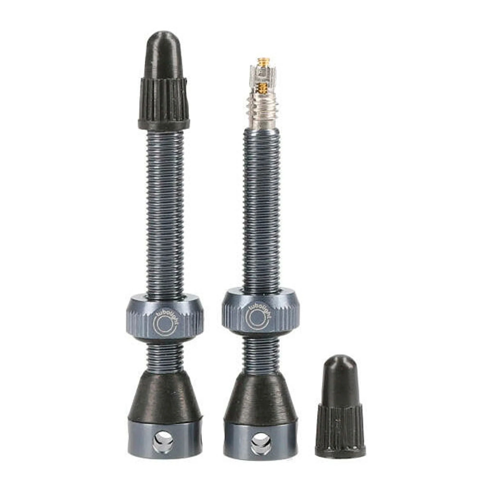 Tubolight Air Valve - 50mm - Gray - Pair
