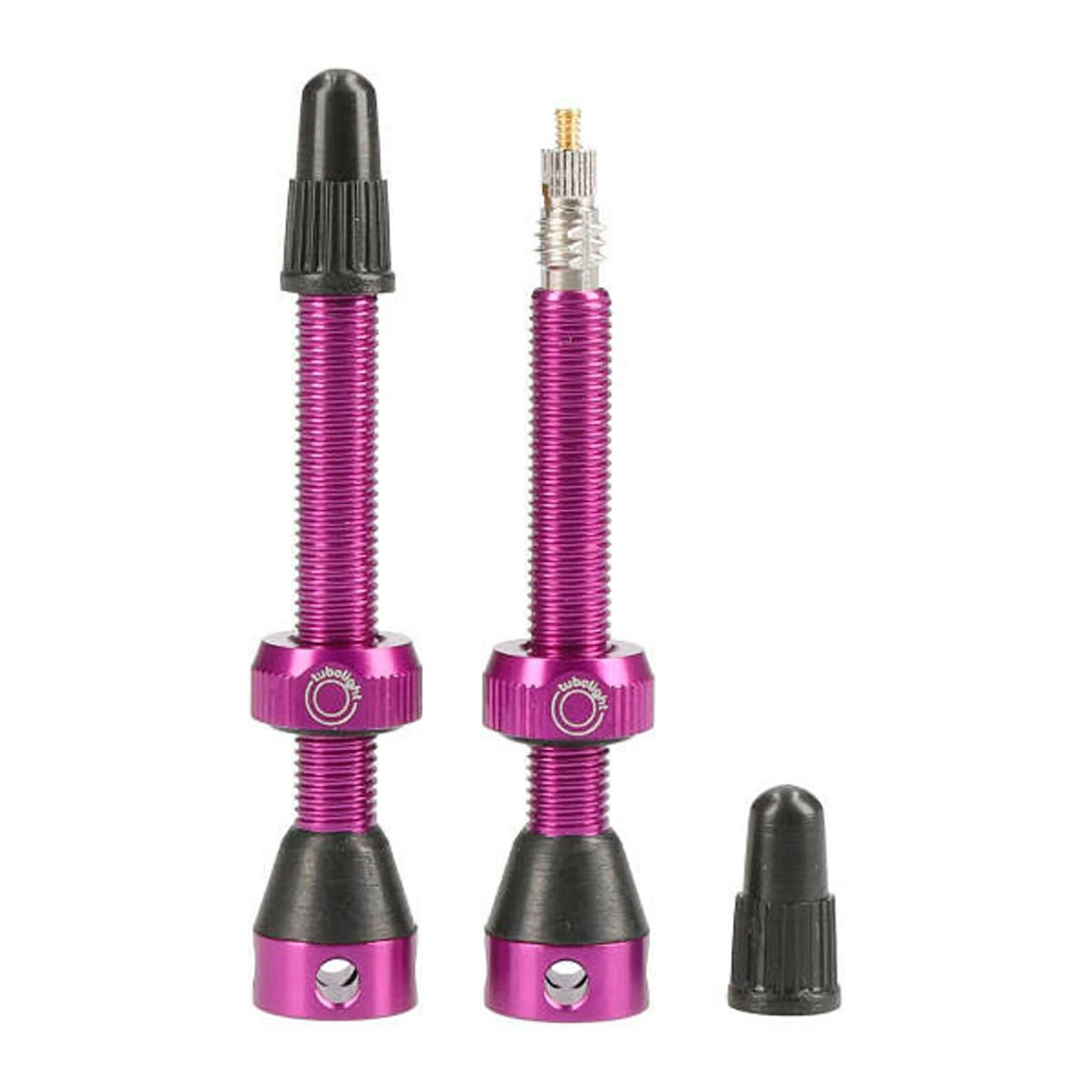 Tubolight Air Valve - 50mm - Purple - Pair