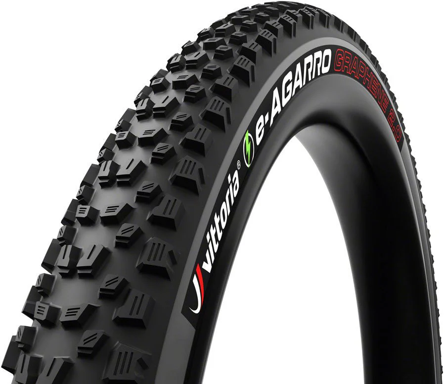 Vittoria e-Agarro Tire - 29x2.4 - Tubeless Folding Black/Anthracite - TNT G2.0