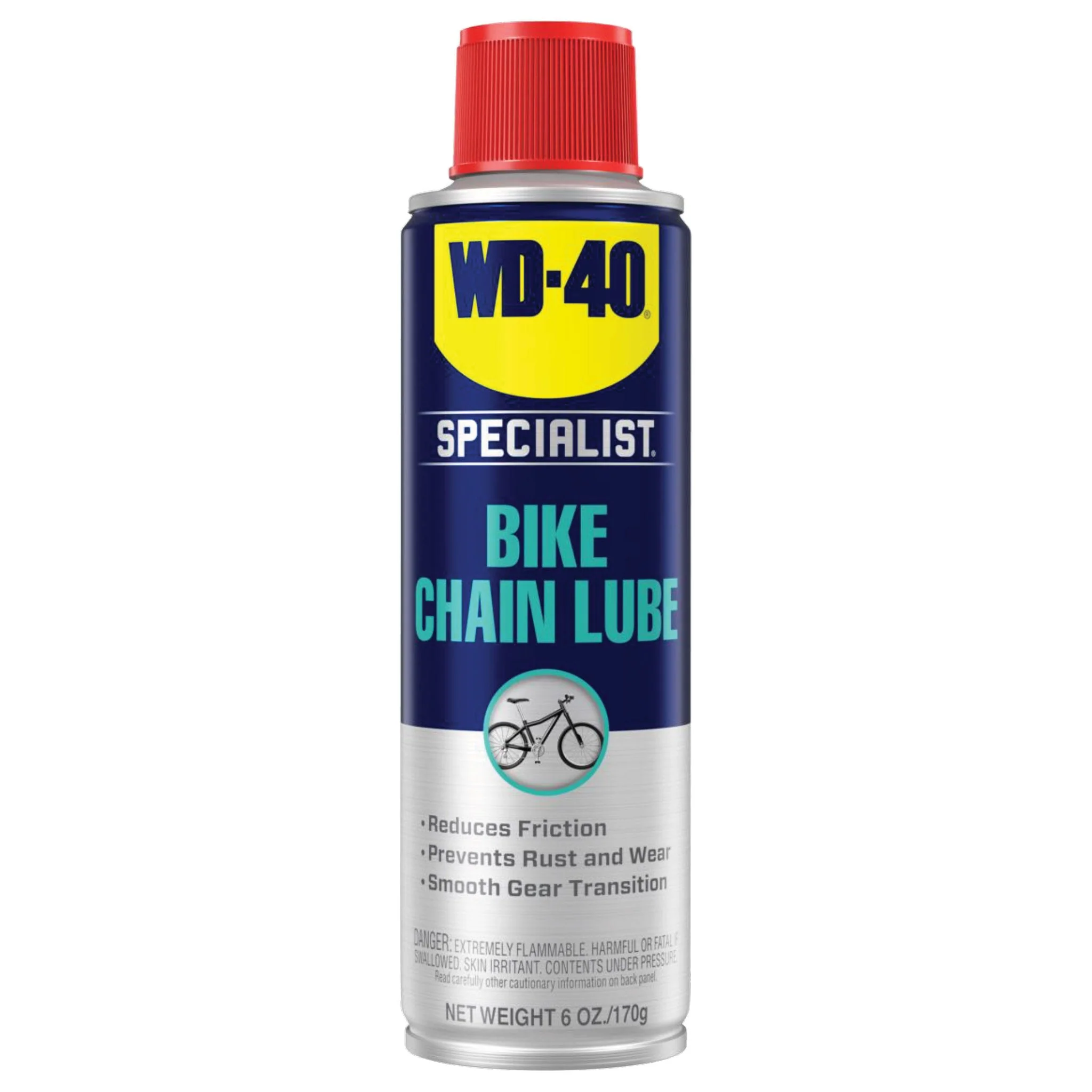 WD-40 BIKE All Conditions Chain Lube - 6oz Aerosol Can