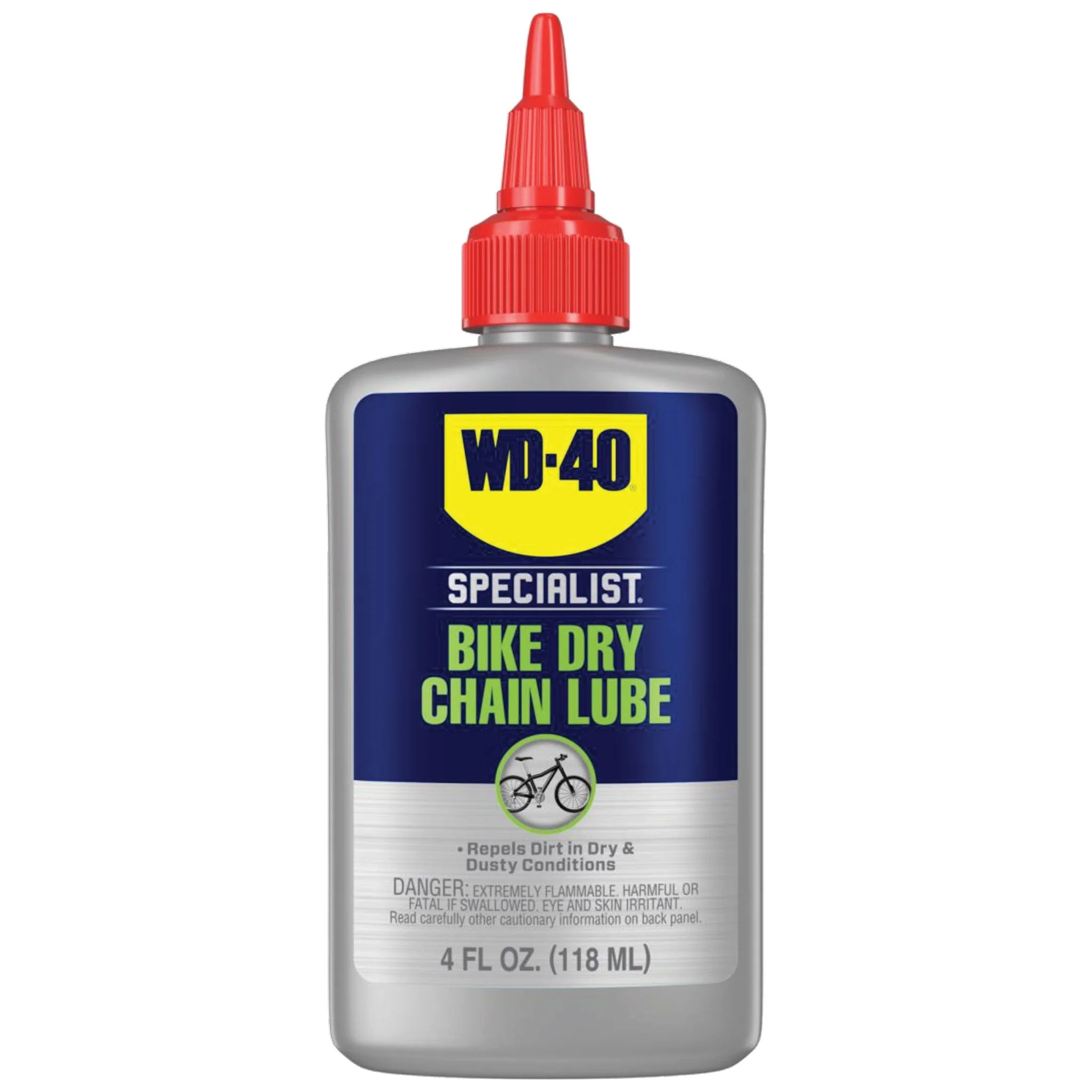 WD-40 BIKE Dry Chain Lube - 4oz Drip Bottle